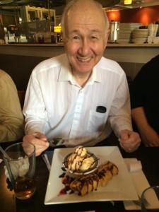 This is my Dad's Thai lunch....ice cream.